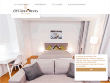 Tablet Screenshot of city-apartments.com